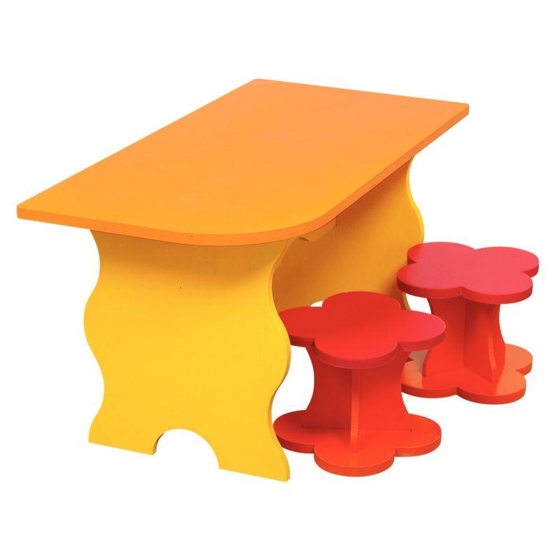COIN REPAS TABLE + 2 TABOURETS