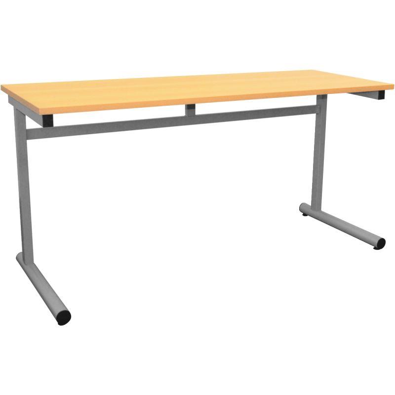 TABLE FIXE 2PLACE130X50 T4 ALU