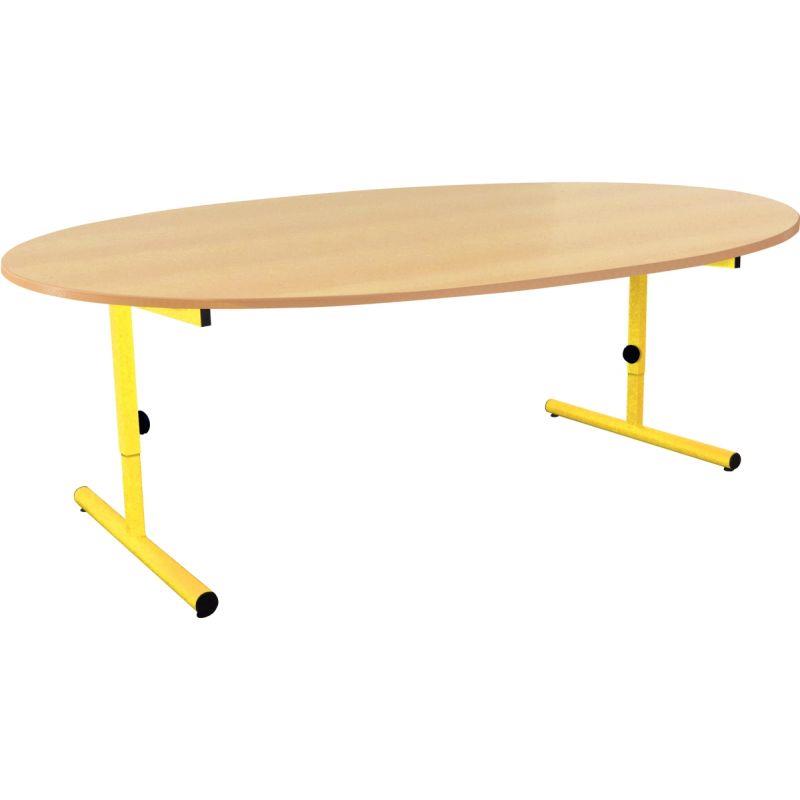 TABLE OVALE 120X90CM T1A3 JNE