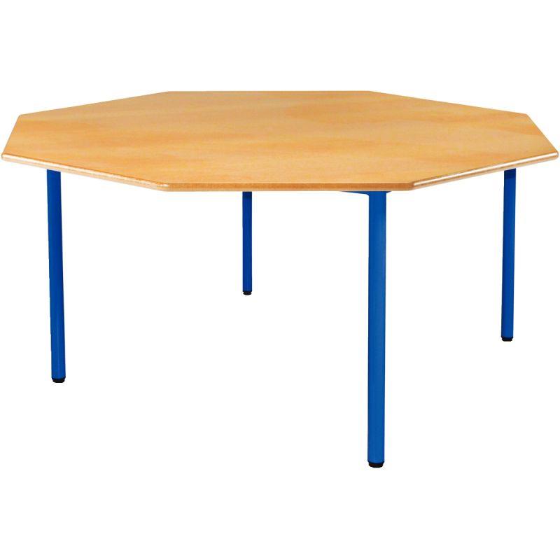 TABLE OCTOG 4PIED 120CM T0 BLE