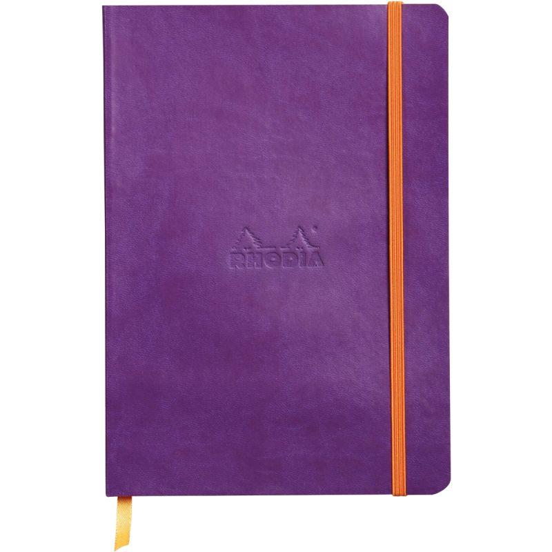 CARN RHODIA A5 160P LIG VIOLET