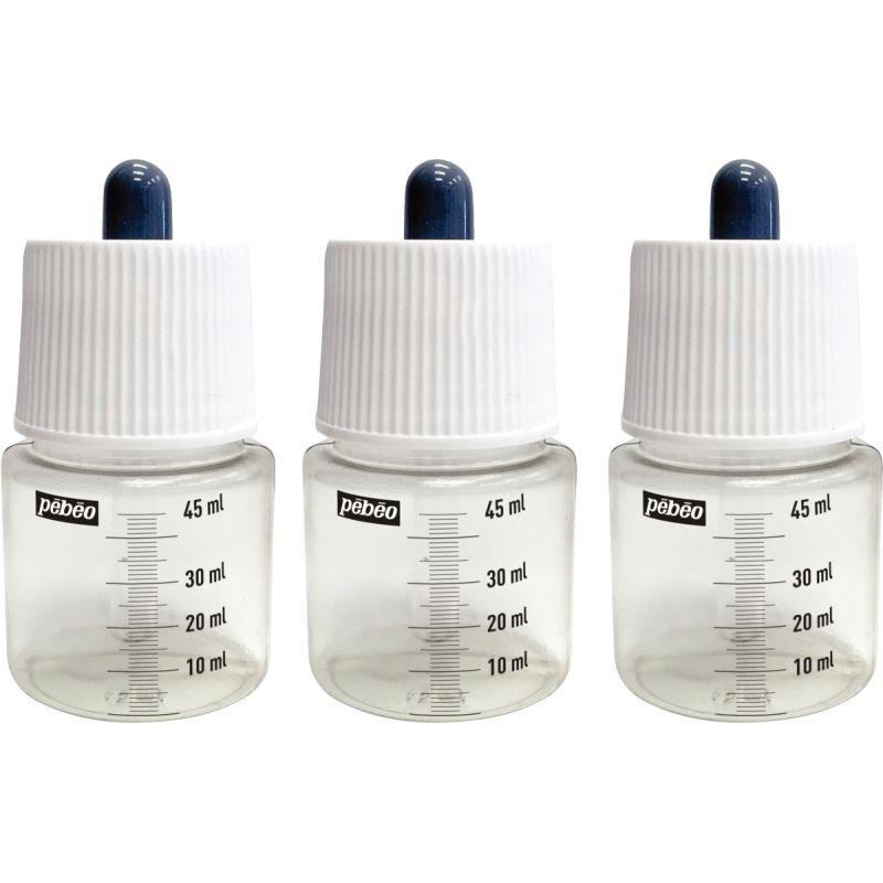 LOT 3 FLACON VIDE 45ML P/ENCRE