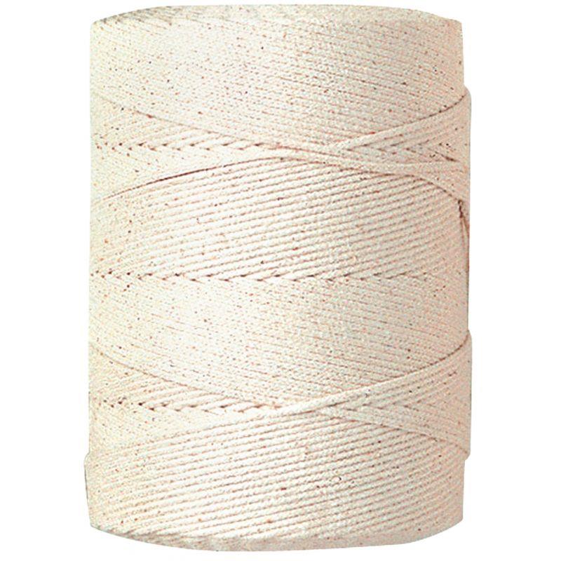 ROLL 1KG COTON TRESSE 2MM BLC