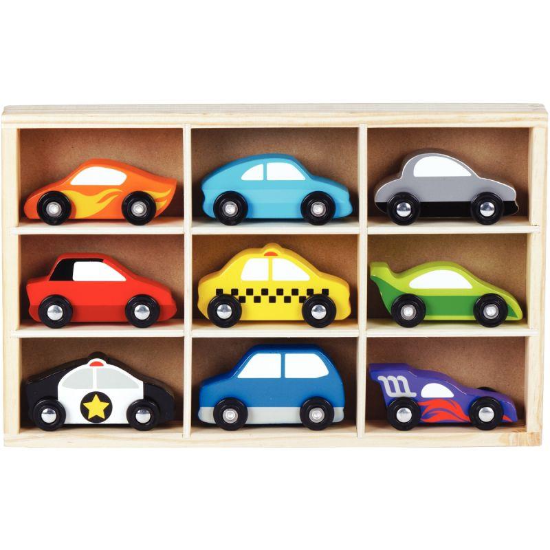 COFF 9 VEHICULES EN BOIS