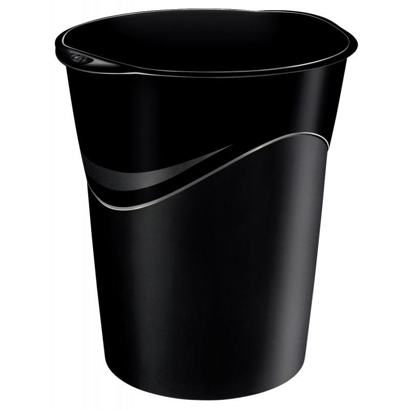 CORB PAP OVALE 14L NOIR RECYCL