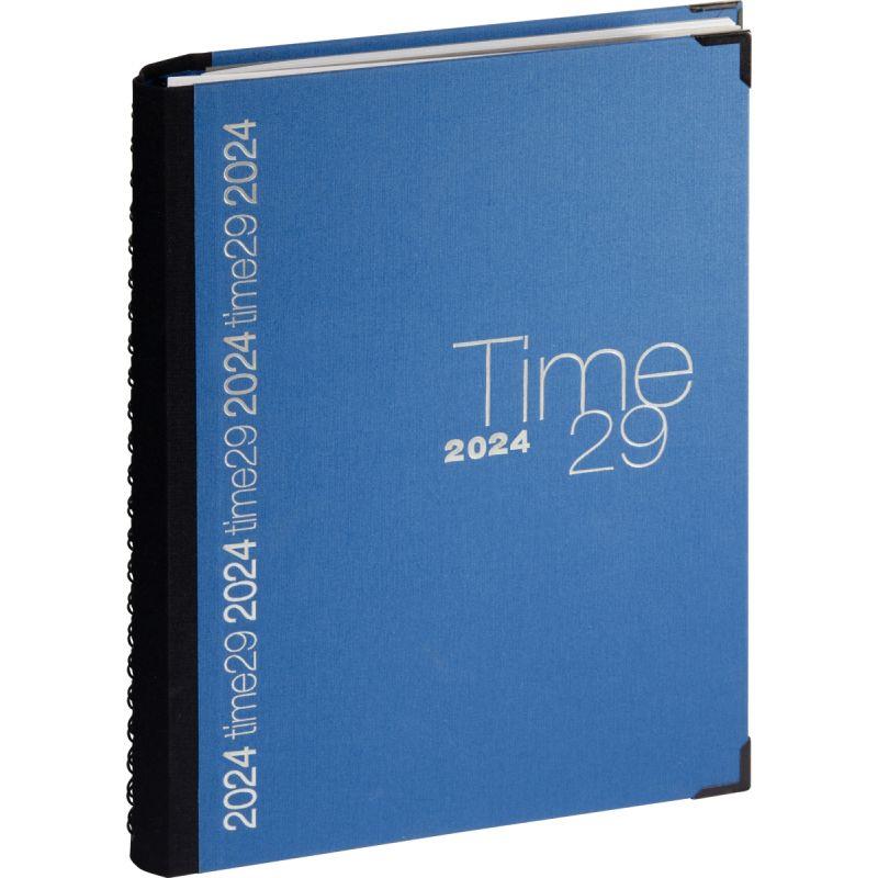 AGENDA TIME 29 SPIRALE BLEU