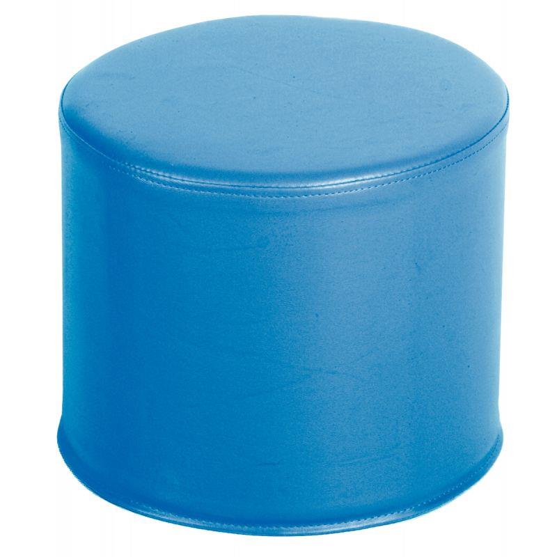 POUF ROND PVC DIAM.30CM BLEU