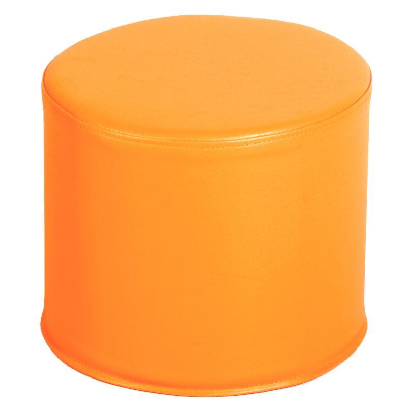 POUF ROND PVC DIAM.30CM ORANGE