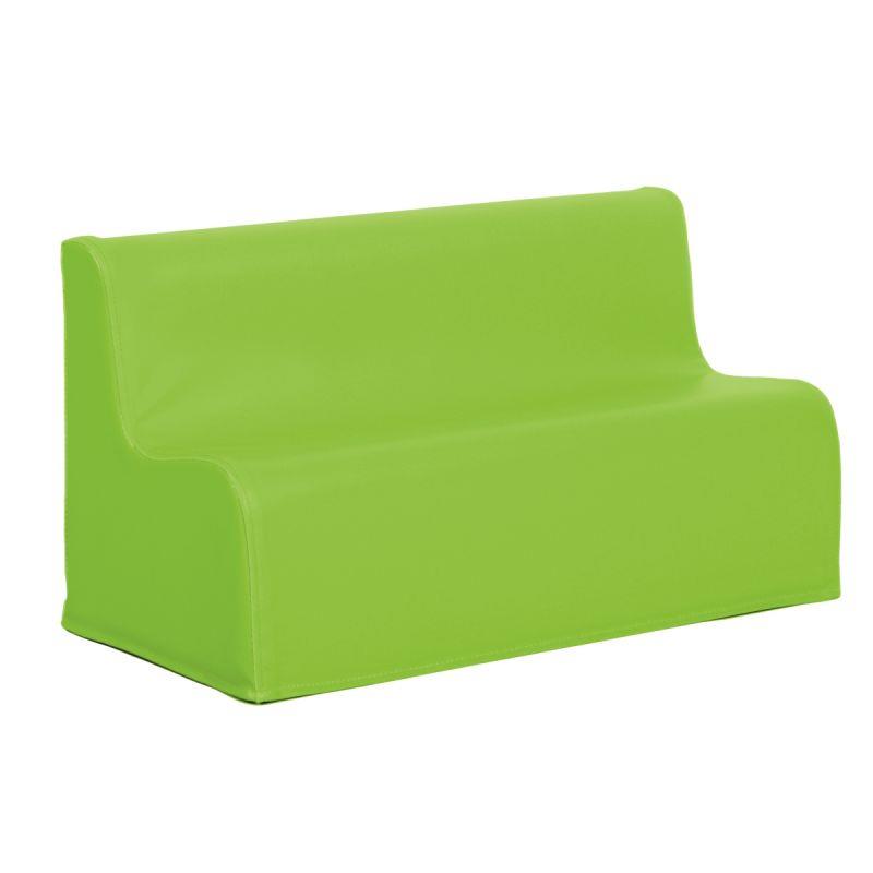 CANAPE 2PLACE PVC 17CM VERT