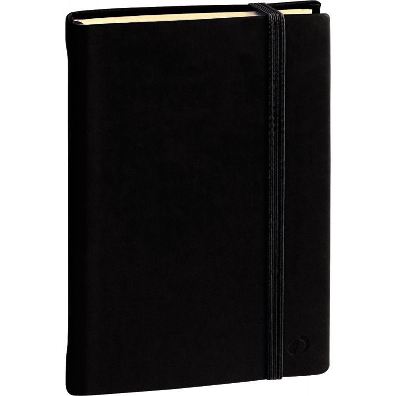 CARNET LIGNE SILK 10X15 NOIR