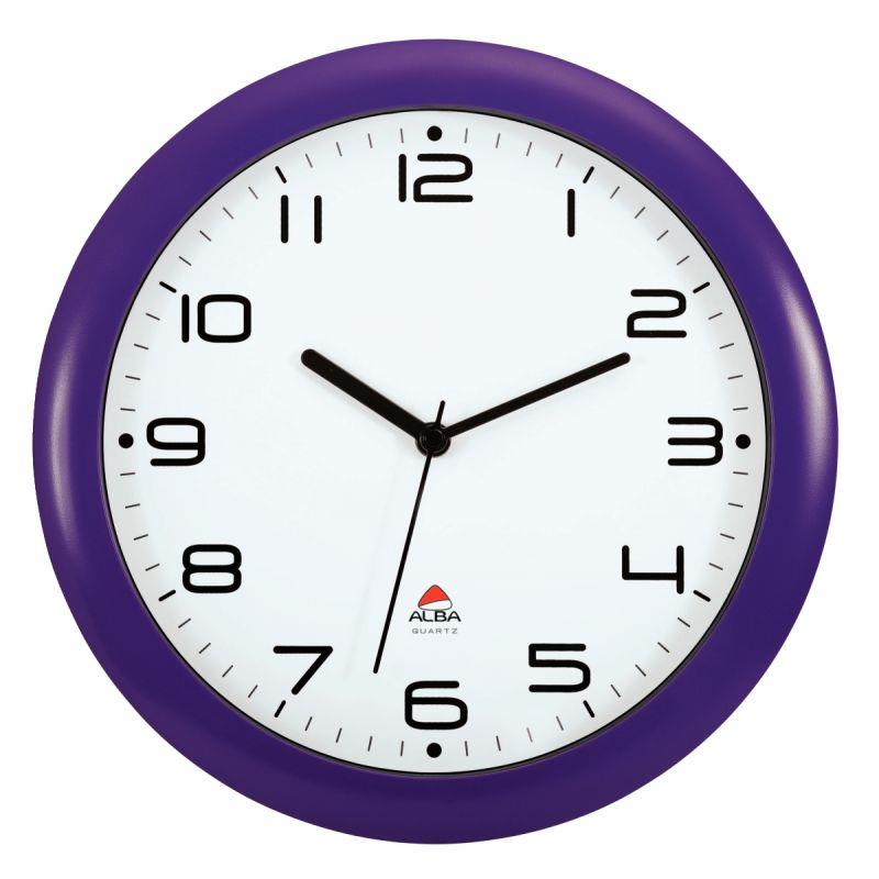 HORLOGE SILENCIEUSE D30 PRUNE