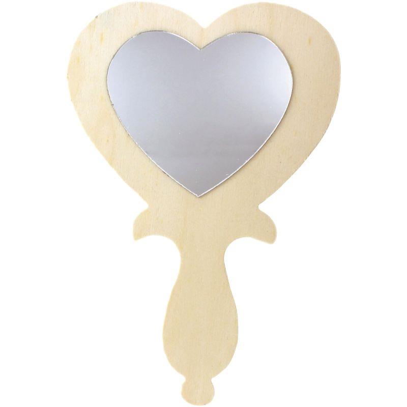 LOT 10 MIROIRS MAIN DECO COEUR