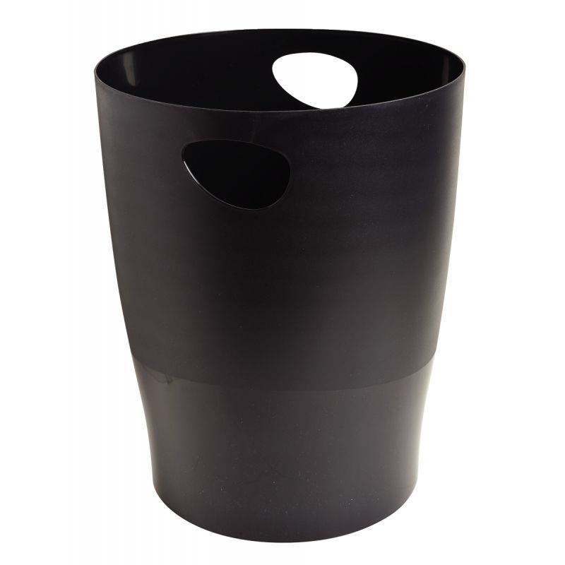 CORB PAP OVALE 15L ECOBIN NOIR