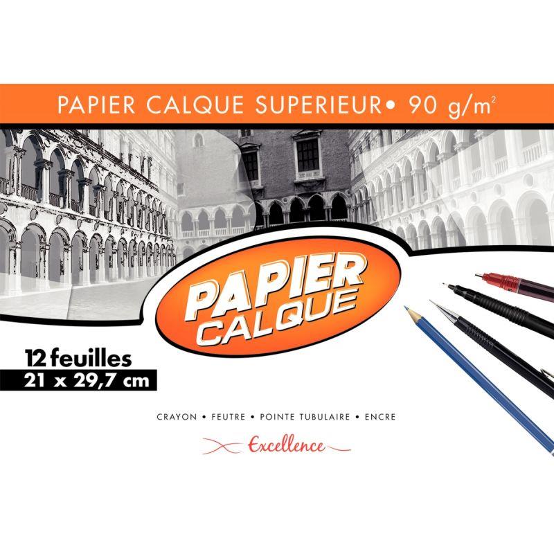 POCH 12F CALQUE 90G A4 EXCEL