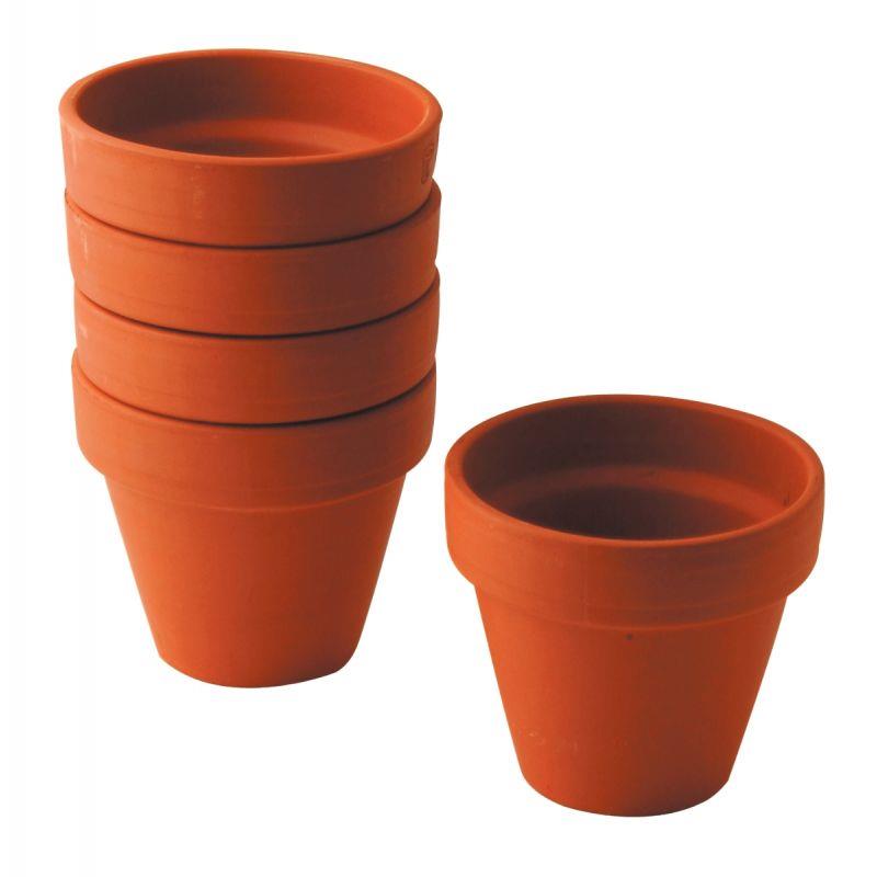 LOT 5 POT TERRE CUITE D9CM