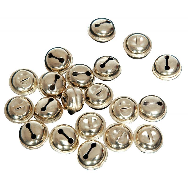 SACHET 20 GRELOTS 20MM ARGENT