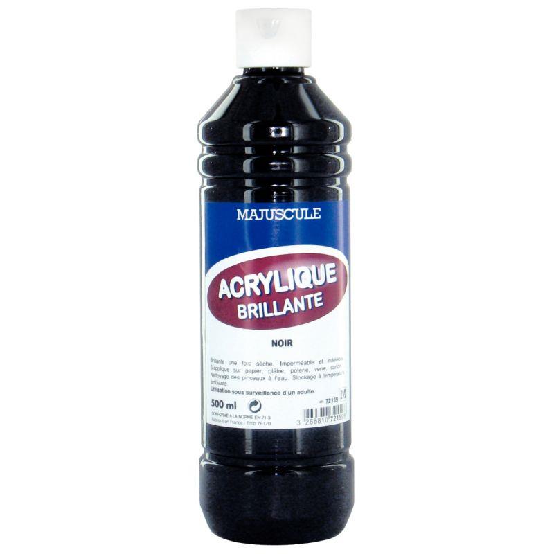 FL 500ML PEINT ACRYLIQUE NOIR