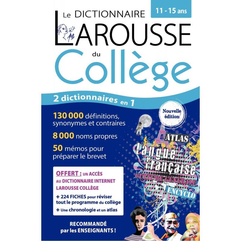 DICO LAROUSSE COLLEGE 6/3EME