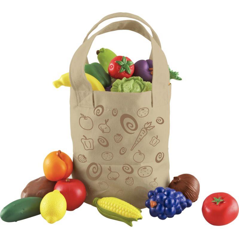 SAC EN TISSU+16 FRUITS/LEGUMES