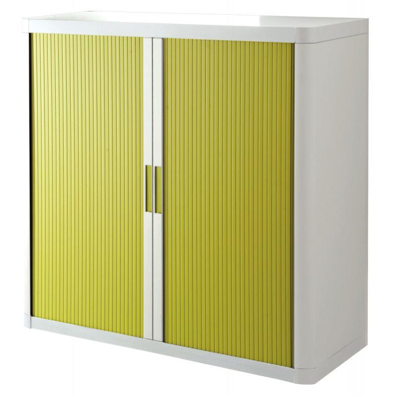 ARMOIRE RDX 2TABL BLANC/VERT