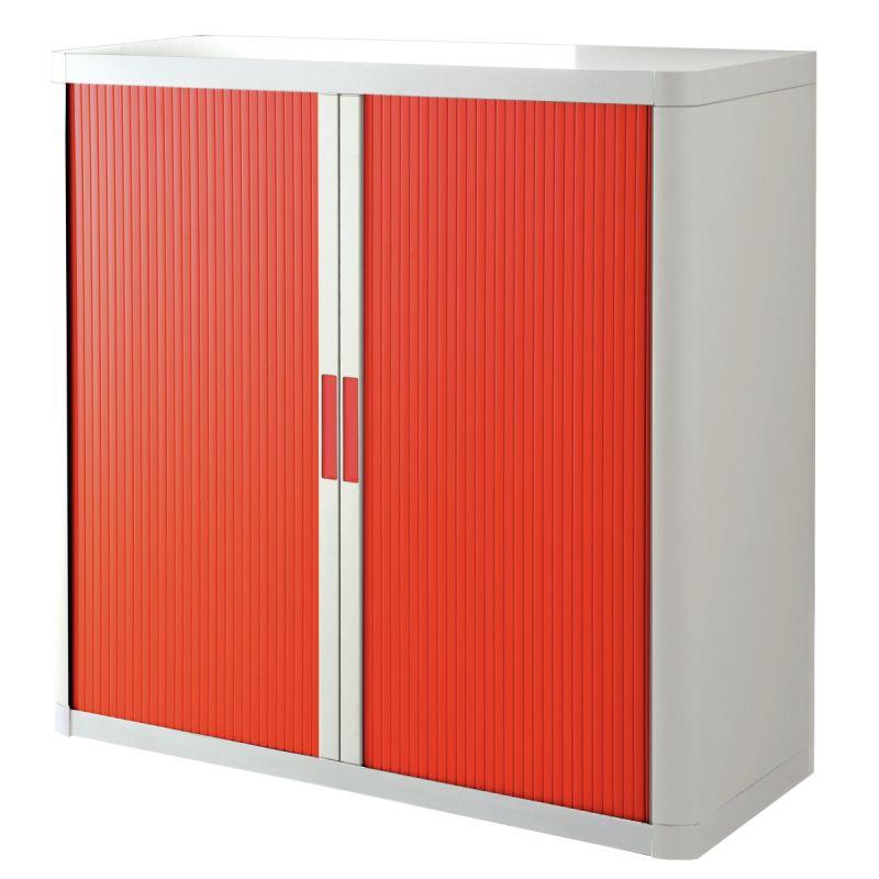 ARMOIRE RDX 2TABL BLANC/ROUGE