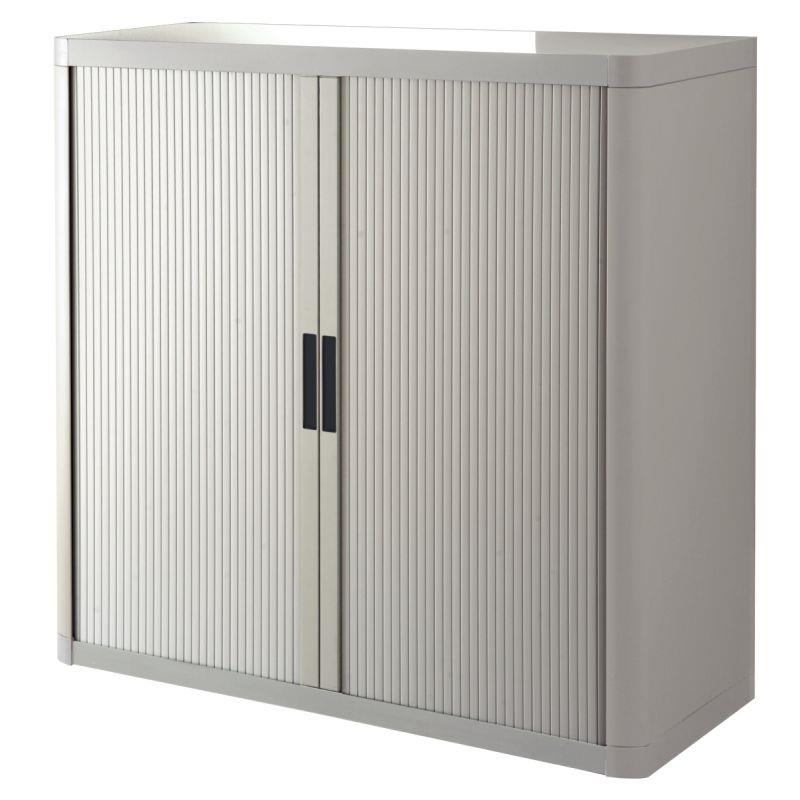 ARMOIRE RDX 2TABL GRIS/GRIS