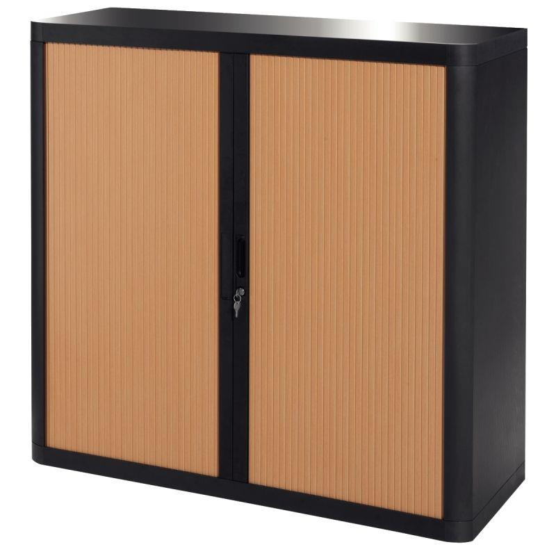 ARMOIRE RDX 2TABL NOIR/HETRE