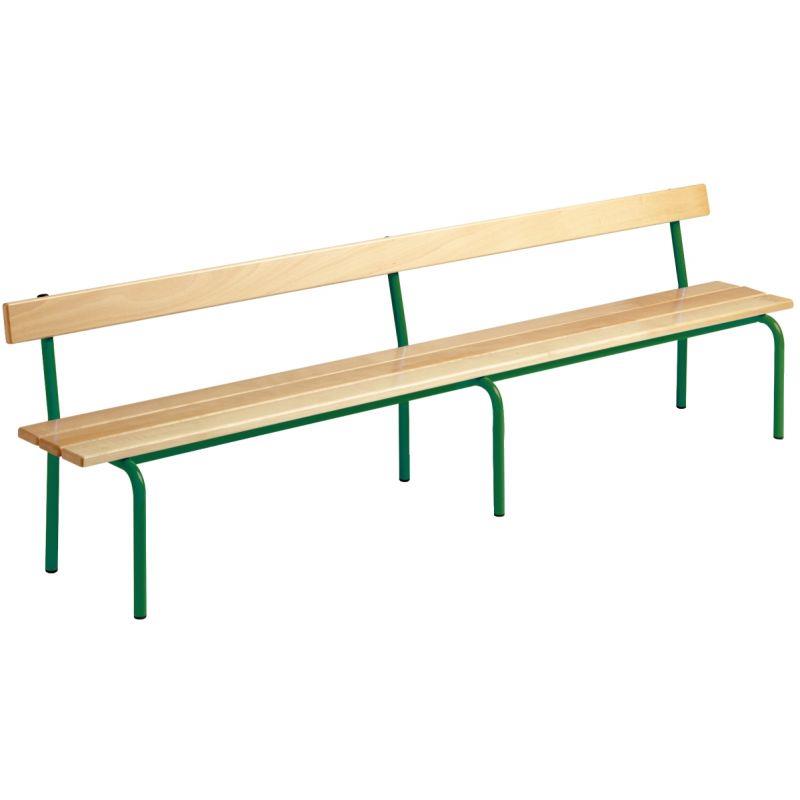 BANC AVEC DOS L200CM T1 VRT