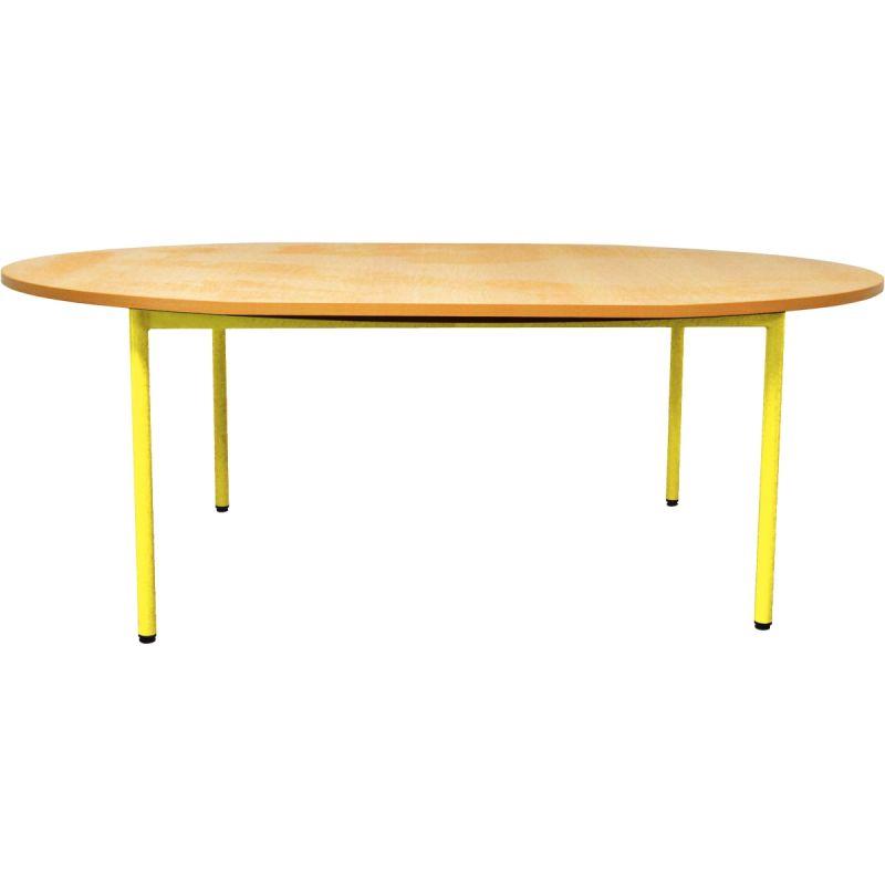 TABLE OVALE 120X90CM T1 JNE