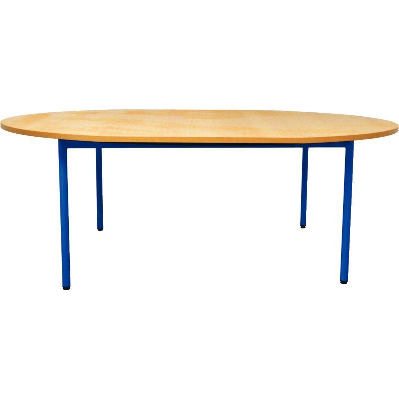 TABLE OVALE 120X90CM T2 BLE