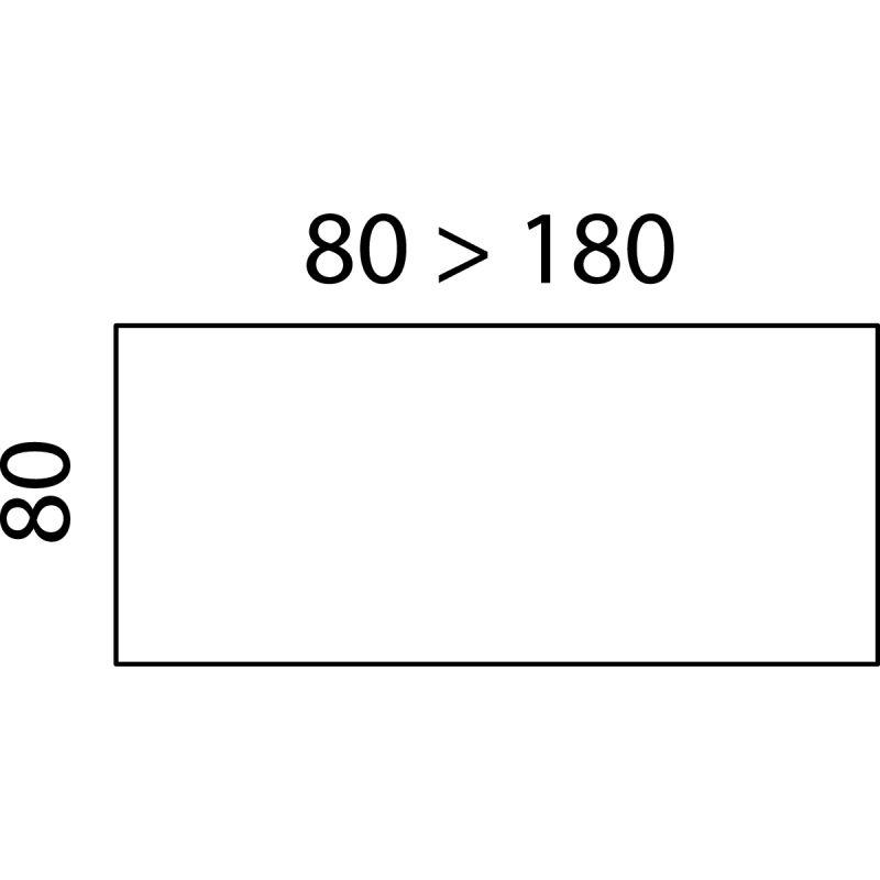 BANC SANS DOS L160CM T1 VRT