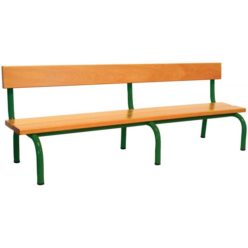 BANC AVEC DOS L160CM T1 VRT