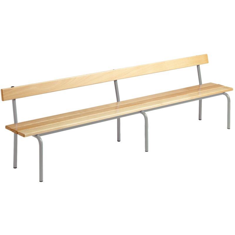 BANC AVEC DOS L200CM T1 ALU