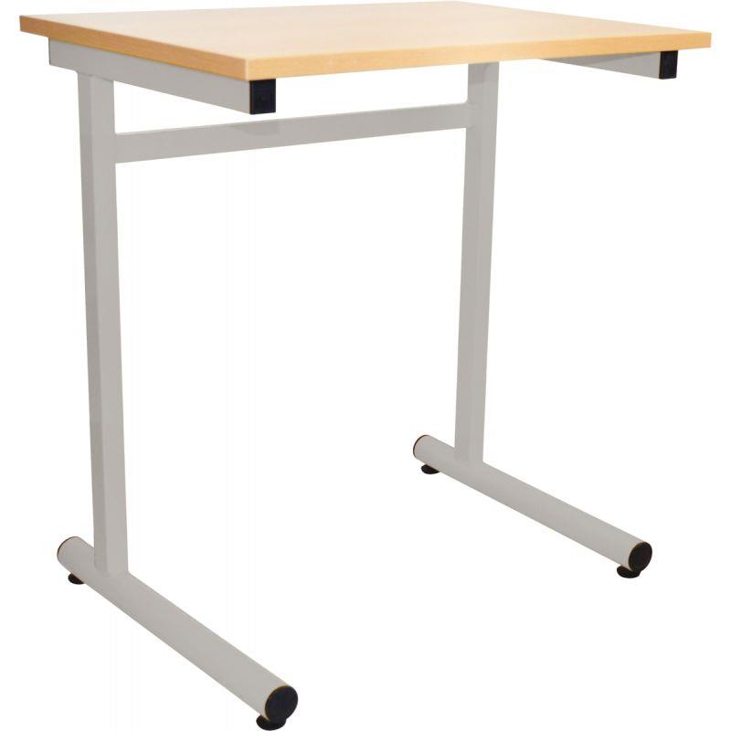 TABLE FIXE 1PLACE 70X50 T5 ALU