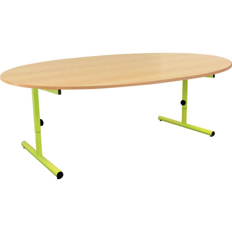 TABLE OVALE 120X90CM T1A3 VGR