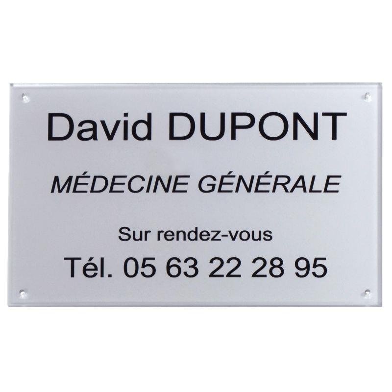 PLAQUE PLEXI A VISSER 27CM2