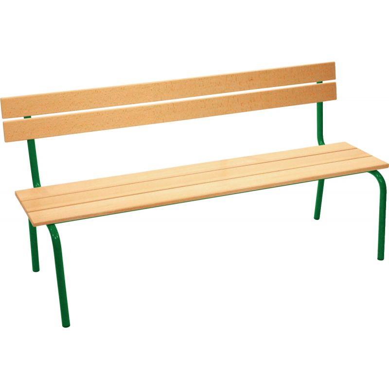 BANC AVEC DOS L 120CM T4 VRT